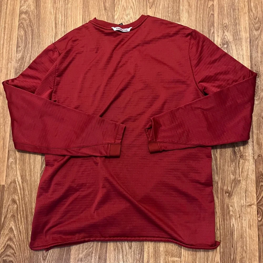 Nike Alabama Crimson Tide Performance Shirt Mens XL Red Long Sleeve Crewneck